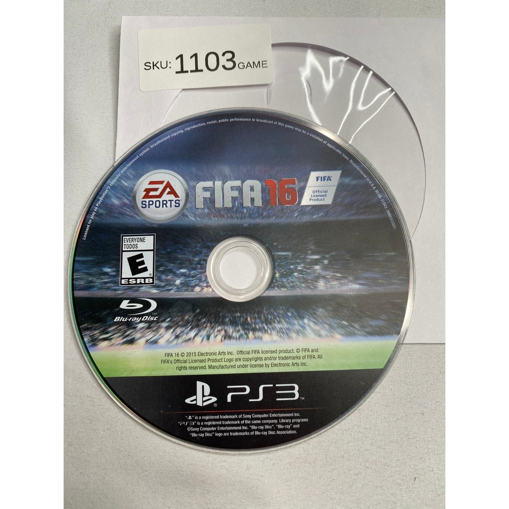 FIFA 16 Sony PlayStation 3 PS3